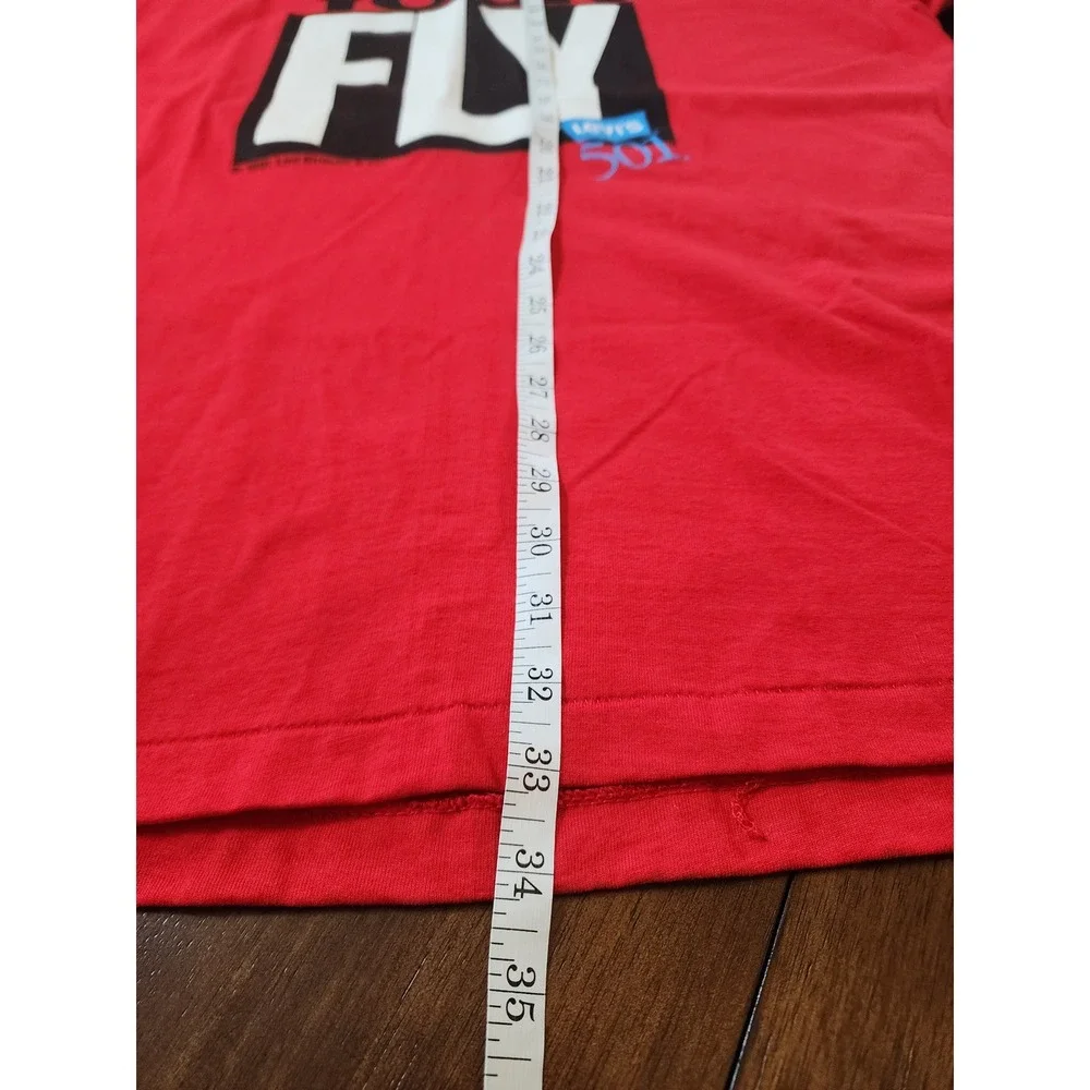🔥VTG Levis 501 Button Your Fly 91' T-Shirt XL Single Stitch 90s Y2K Streetwear
